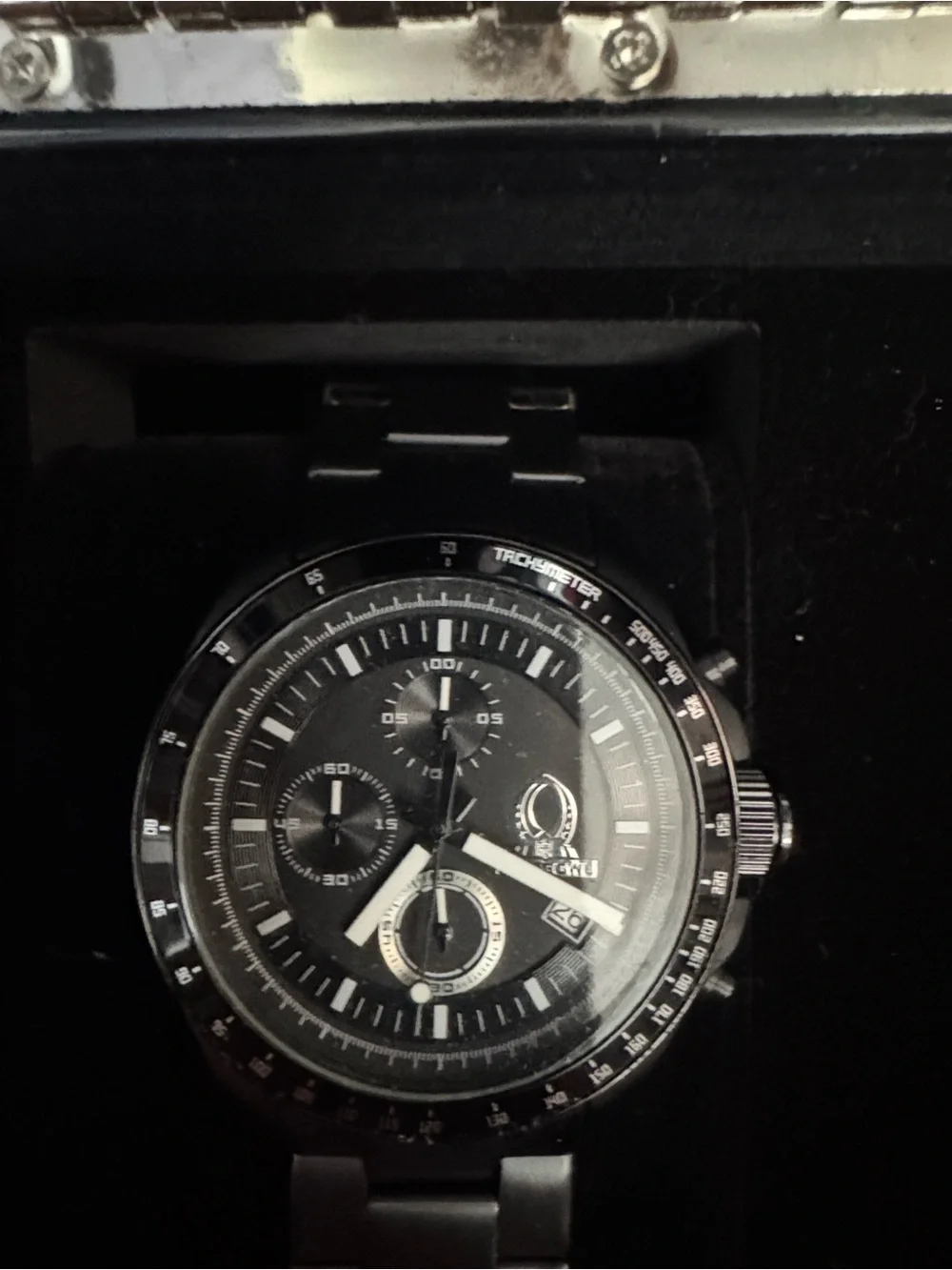 Fossil Black Stainless Steel NFL Pro Bowl Watch